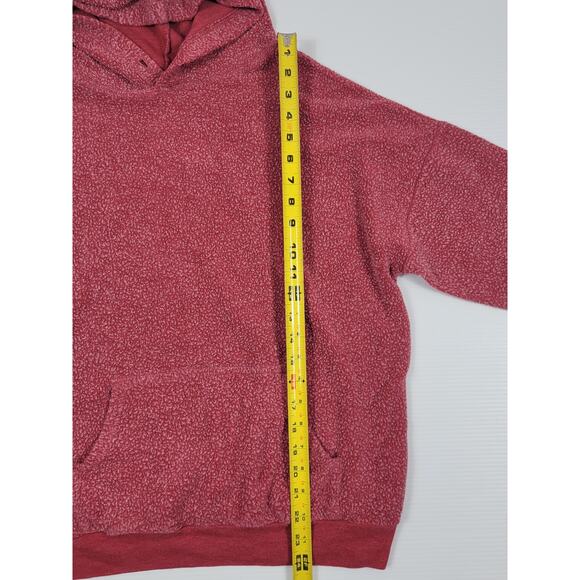 Soft Serve Womens Medium Red Zip Up Hoodie Original Cloud Cotton Inside Out Styl - Picture 8 of 9